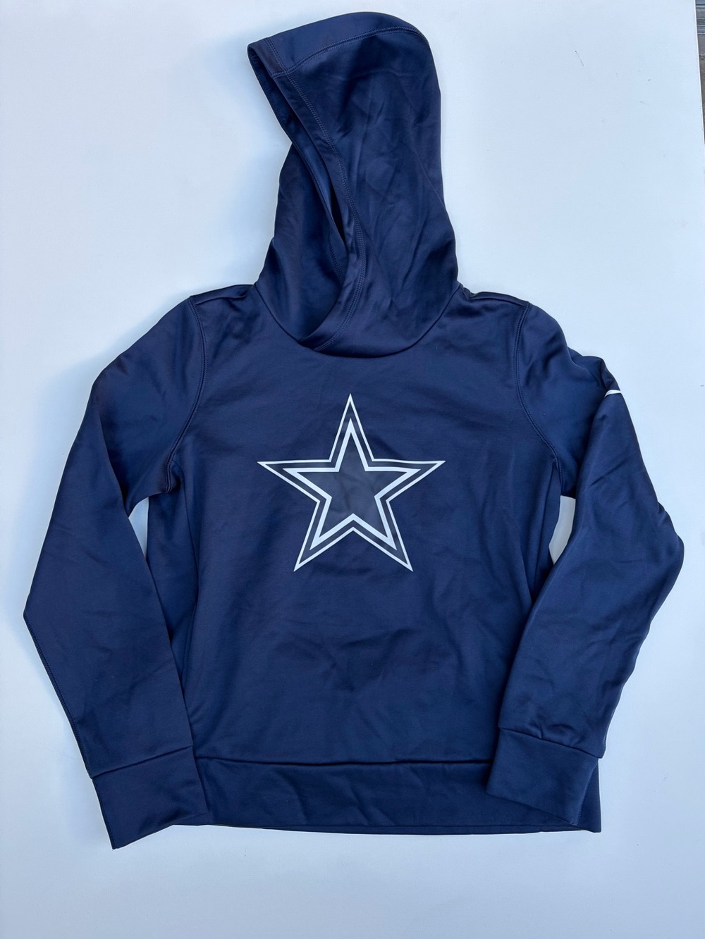 Nike Youth Kid's Navy Hoodie Dallas Cowboys NFL
